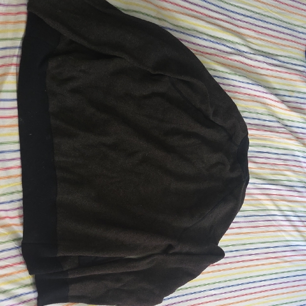 Banana Republic Men's Dark Brown and Black Bomber Jacket - Picture 13 of 14